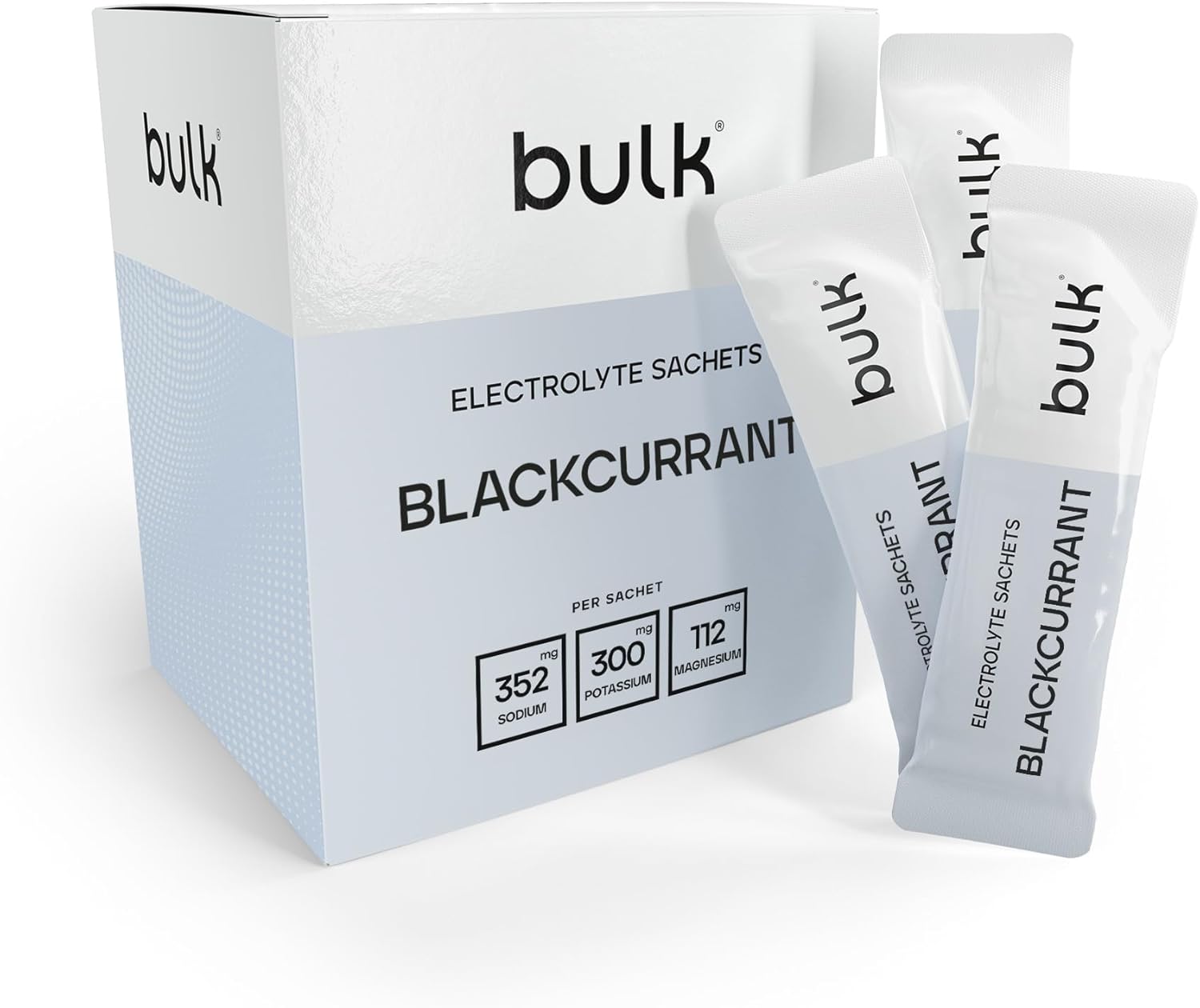 Detalle de Bulk Sachets d’électrolytes Saveur Cassis, 350 g – Boîte de 30