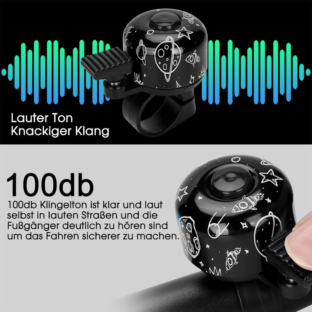 Thumbnail 2 de Kinder-Fahrradklingel 120 dB – Mini-Laut Fahrradklingel für Kinder, Jungen, Mädchen & Erwachsene