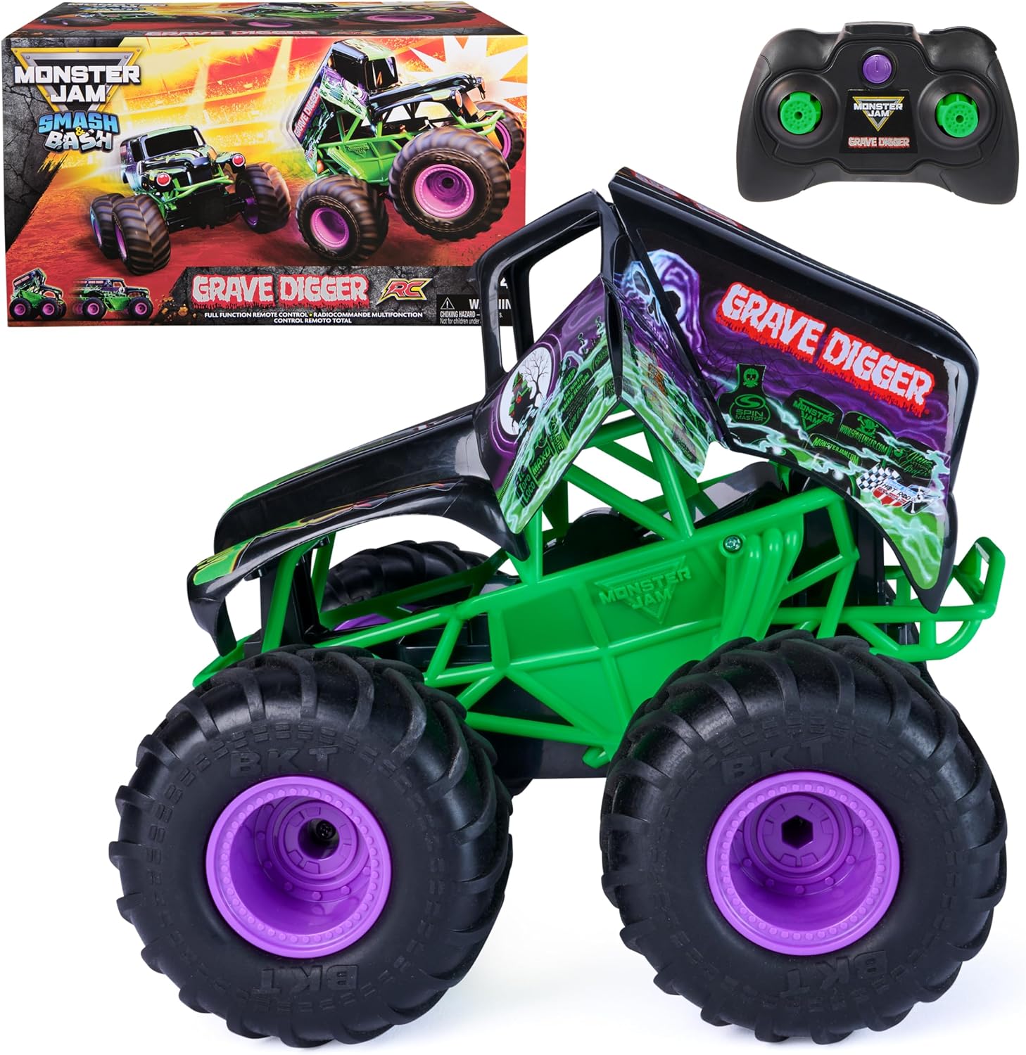 Detalle de Monster Jam Grave Digger 1:15 RC Truck