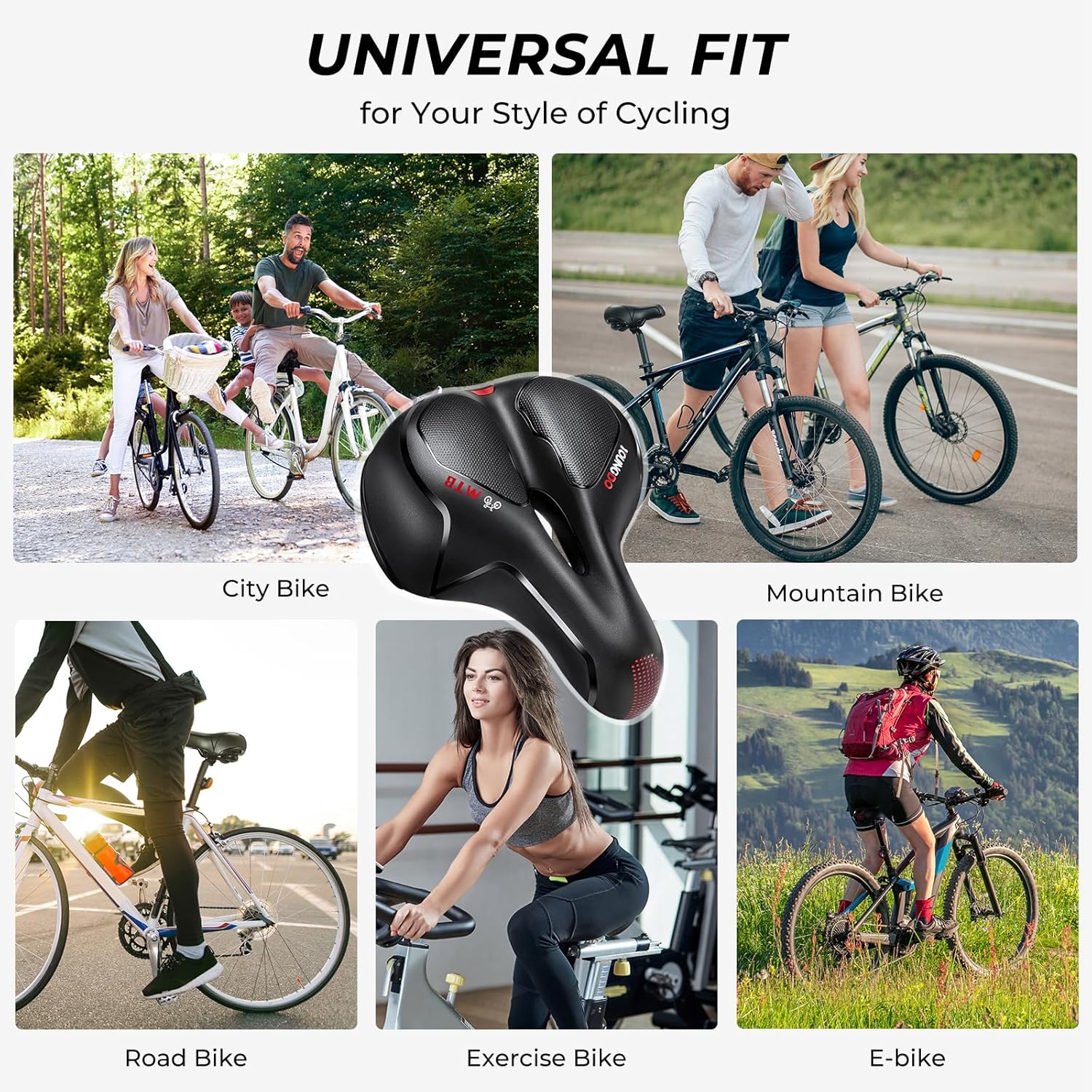 Thumbnail 5 de YOUNGDO Bicycle Saddle Gel comfort ergonomic seat