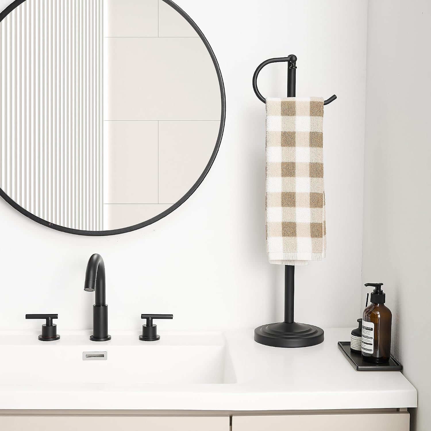 Thumbnail 6 de RFOUO Freestanding Towel Holder, Stainless Steel