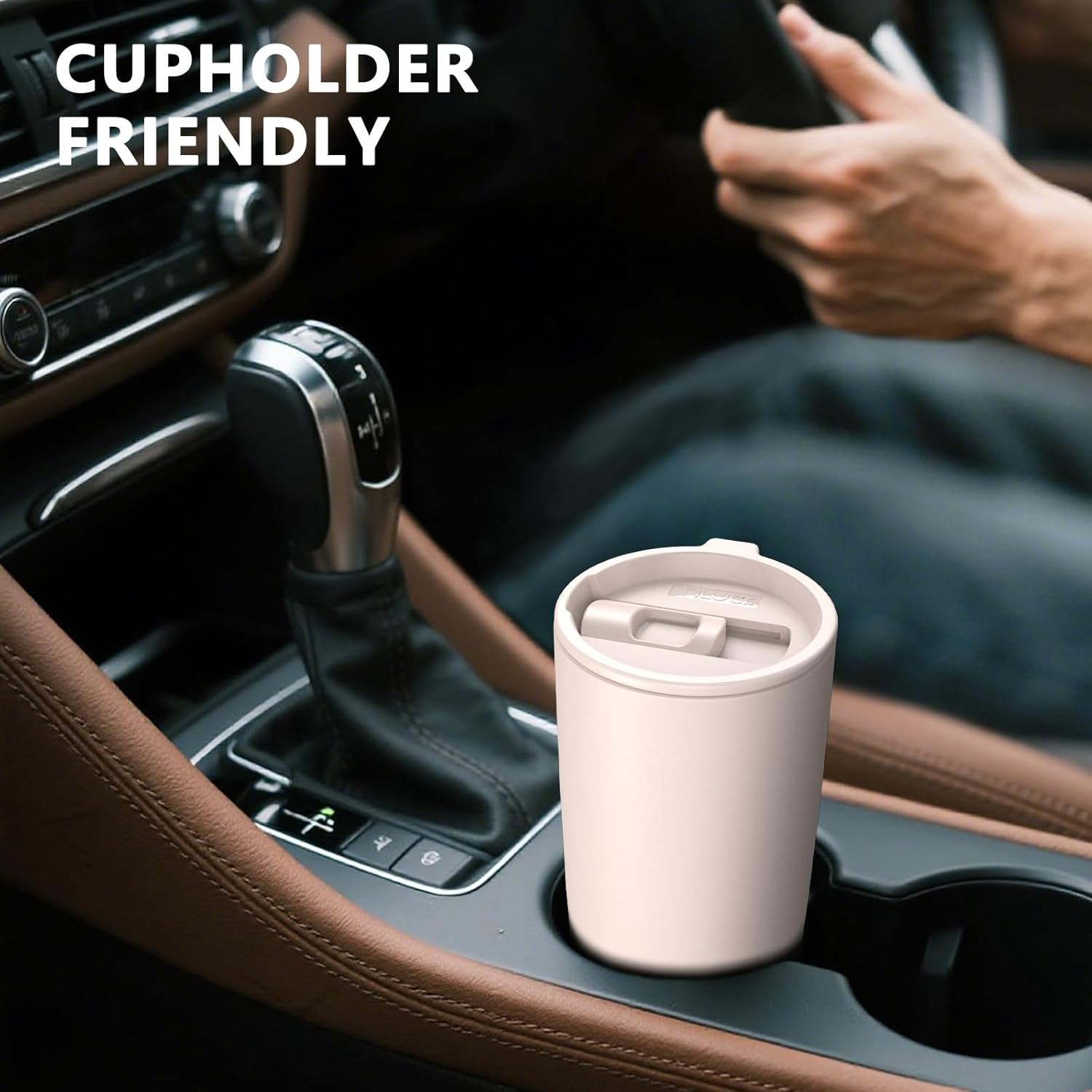 Thumbnail 3 de TILUCK 20 oz Insulated Tumbler with Press Lid (BPA-Free, Stainless Steel Vacuum Travel Mug)