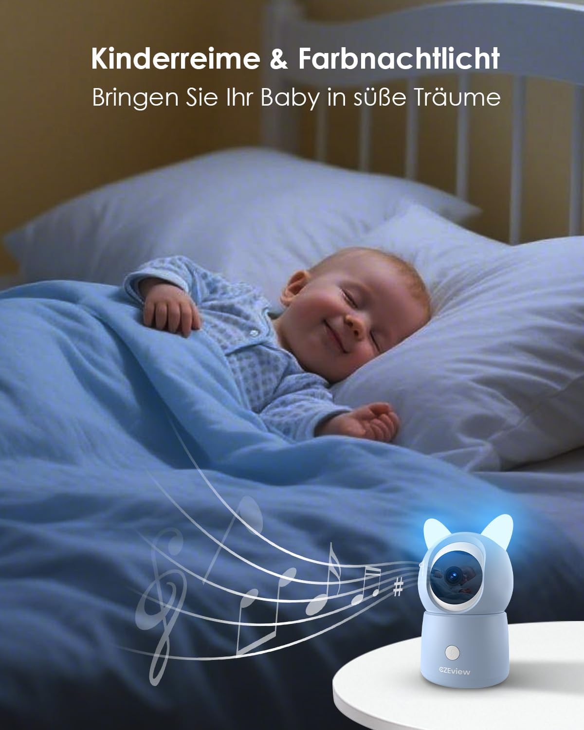 Thumbnail 5 de CZEview BM6 Babyphone 2K Kamera mit 5,5" Display đ¶