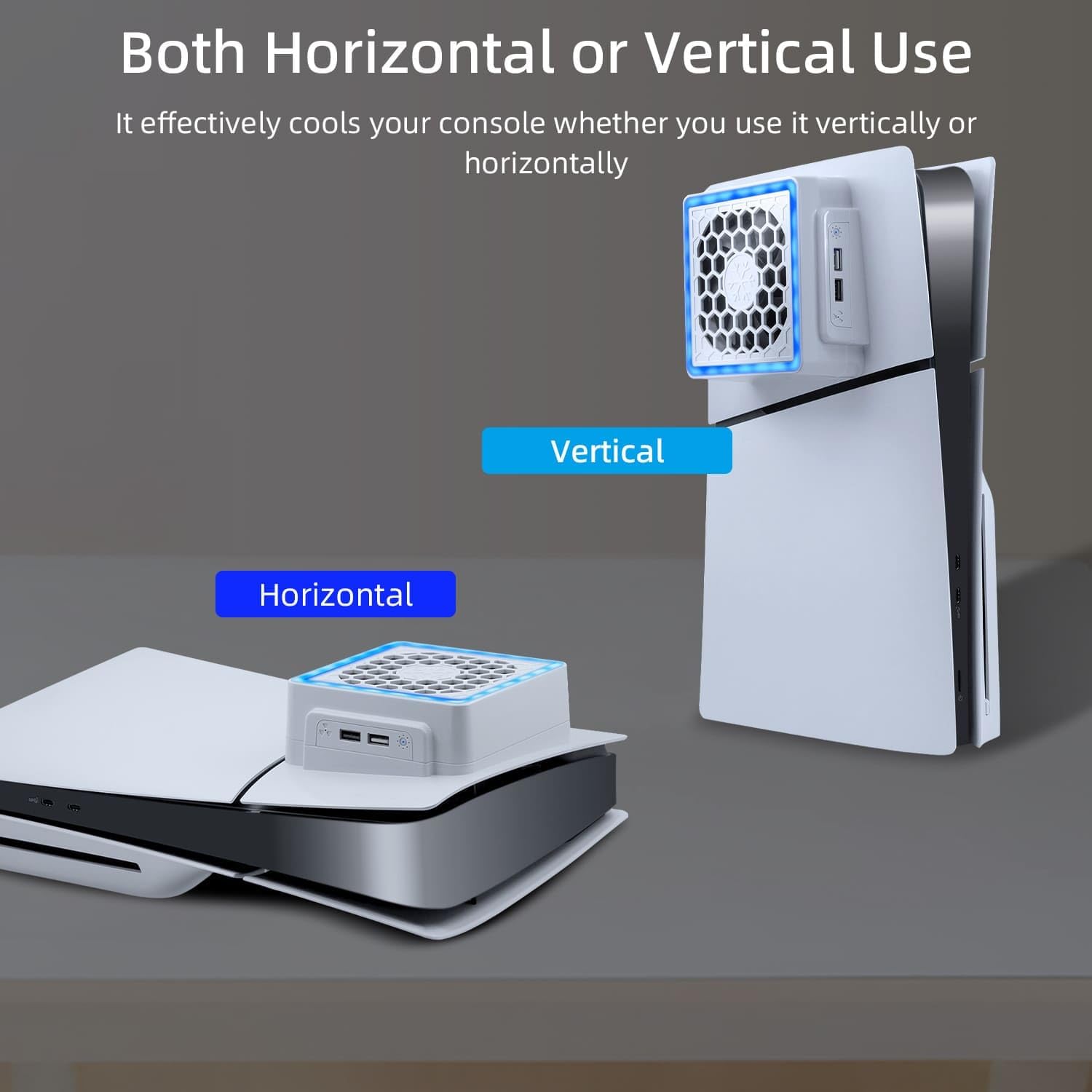 Thumbnail 5 de Mcbazel PS5 Slim ventilateur 2200 rpm