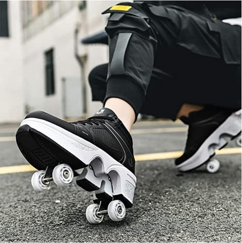 Detalle 2 de Scarpe con ruote regolabili con LED per bambini e adulti 🛼