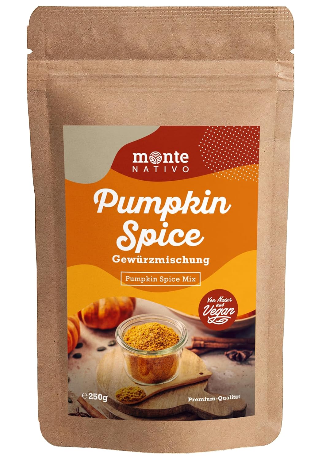 Detalle de Pumpkin Spice Monte Nativo (250 g) – Kürbis Gewürz