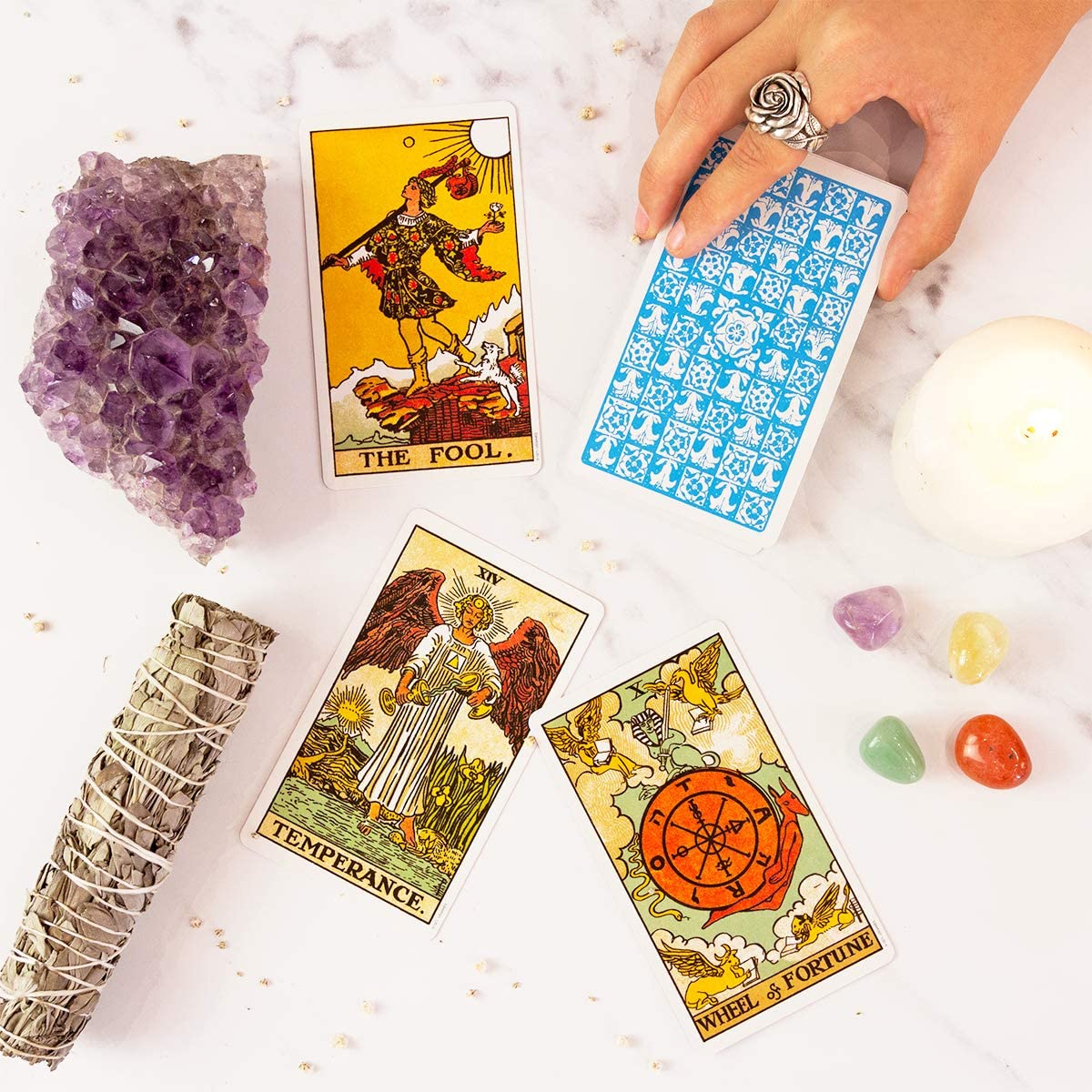 Thumbnail 6 de The Original Rider Waite Tarot Deck (78 cards) by Penguin