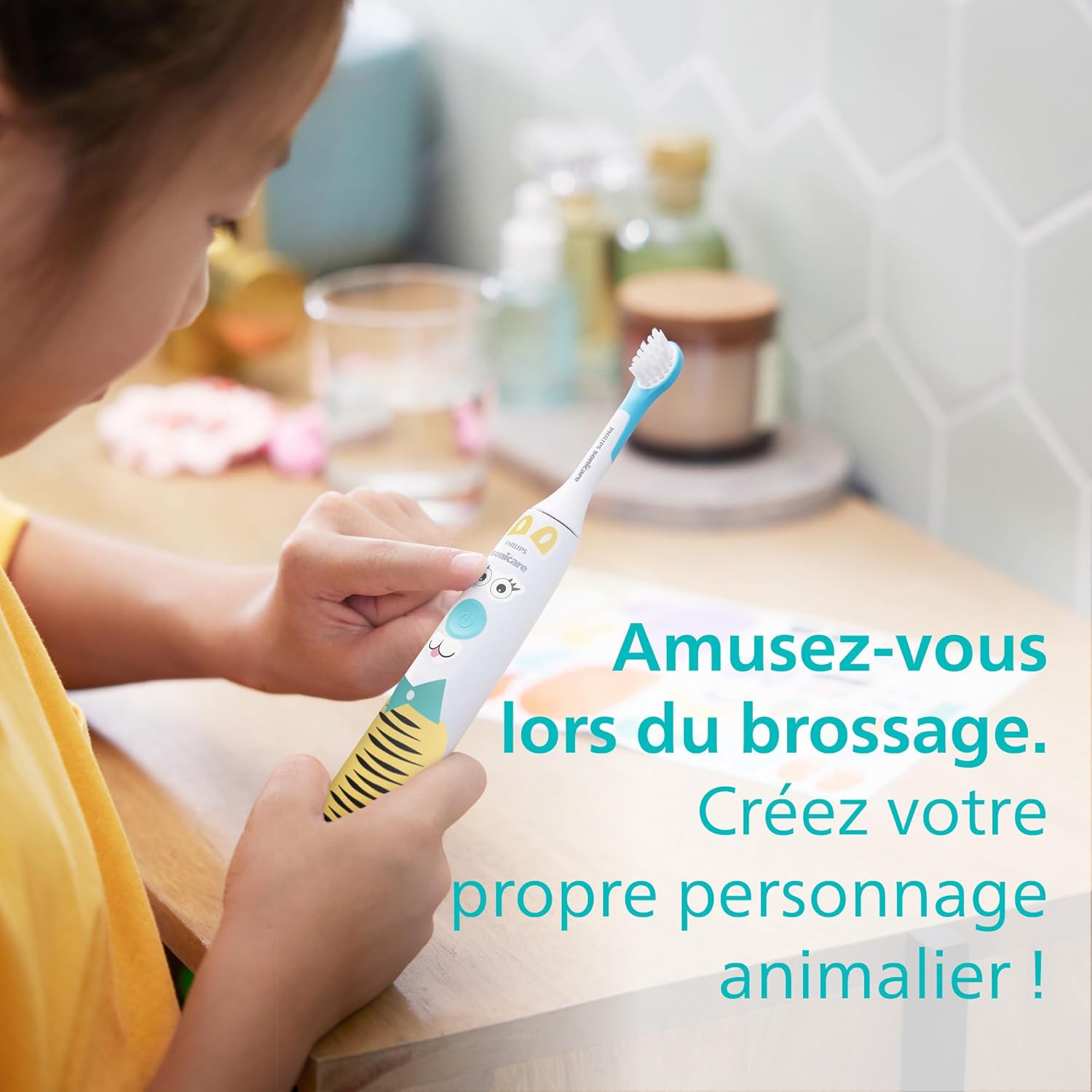 Detalle de Philips Sonicare For Kids HX3603/01 brosse électrique