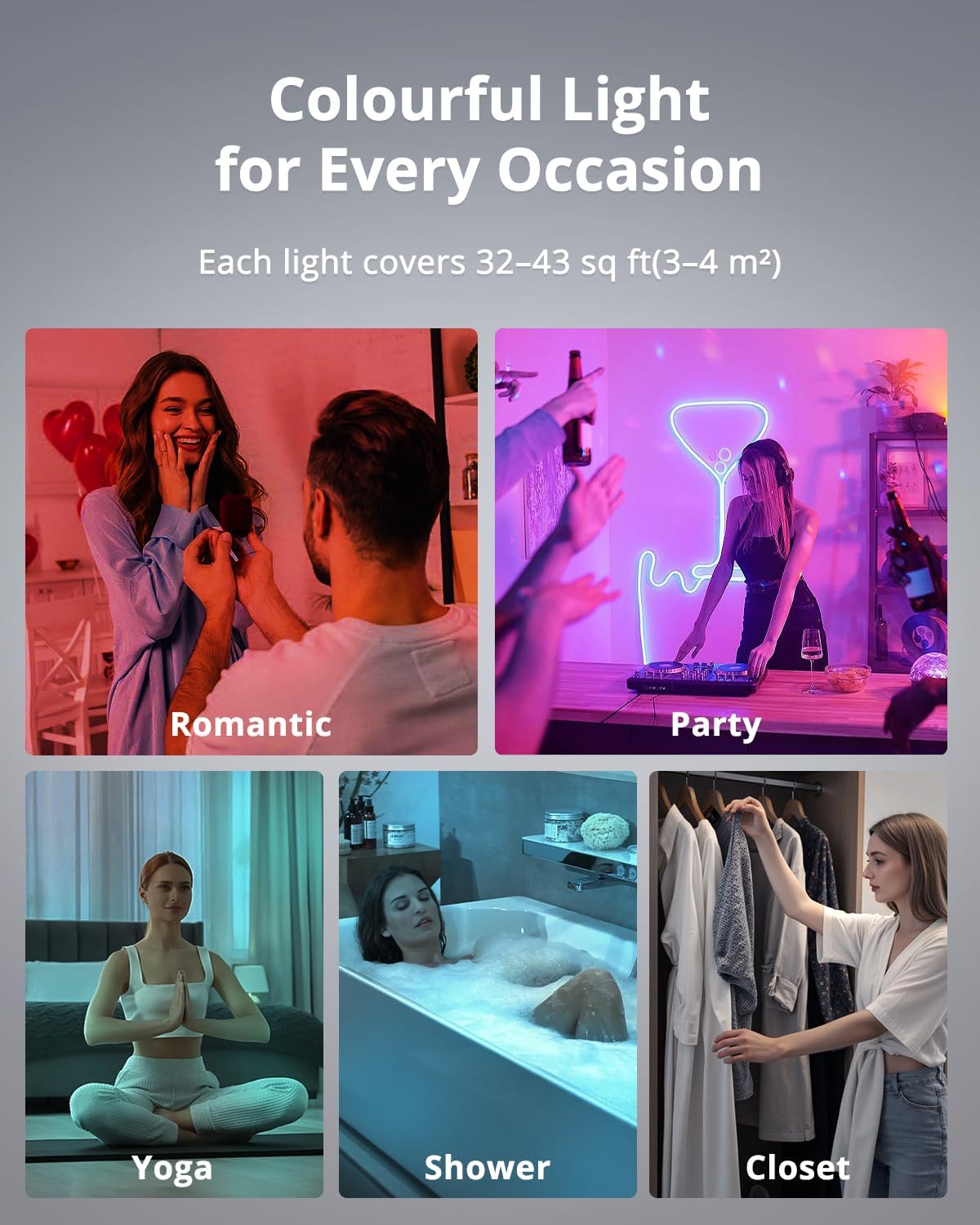 Thumbnail 6 de Combuh Rechargeable Shower Light, 6000mAh