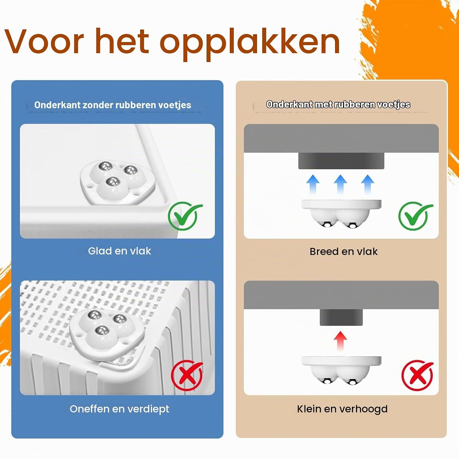 Detalle 1 de TRVL FIELDER mit 3 Kugellagern zelfklevende miniwielen, 360° draaibaar, zwart