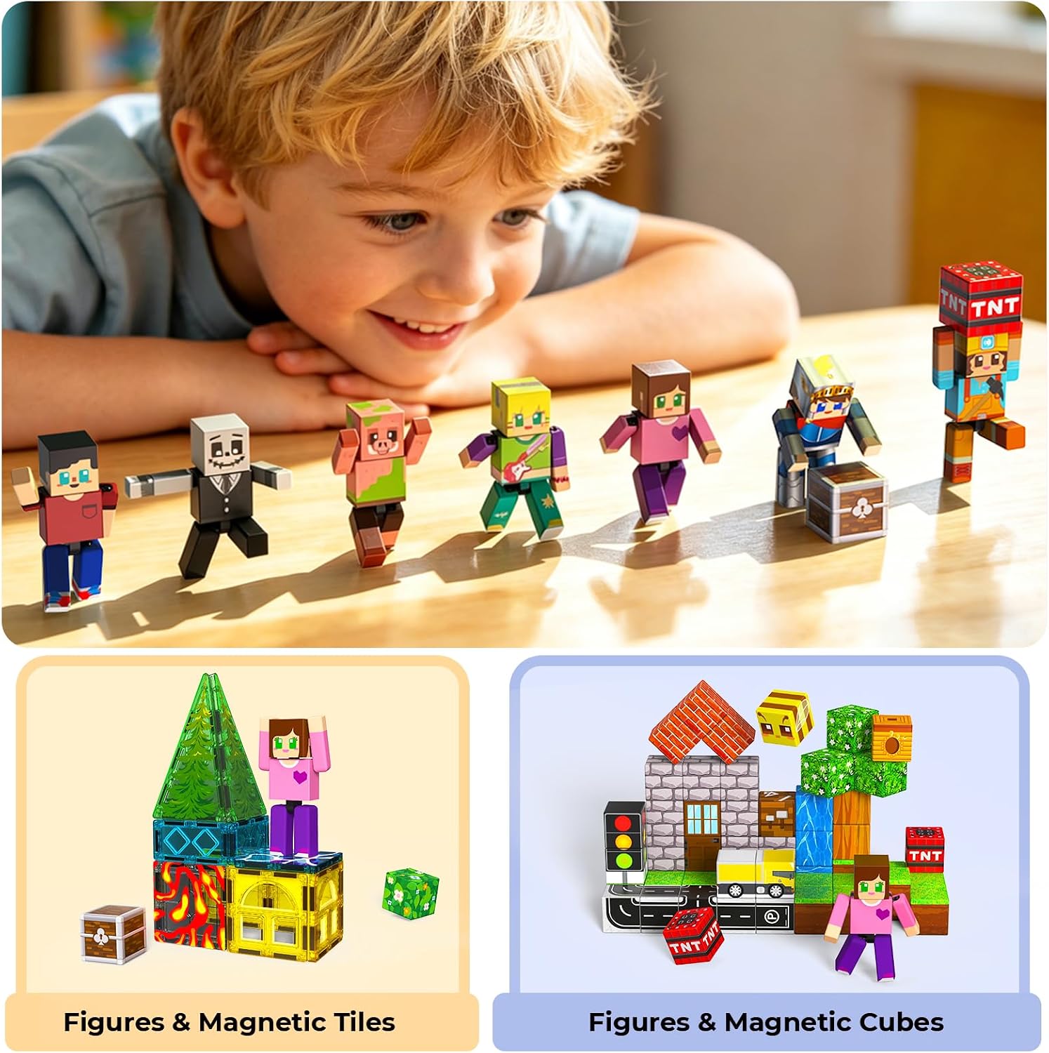 Thumbnail 3 de Magneverse 20 Pcs Magnetic Action Figures Playset