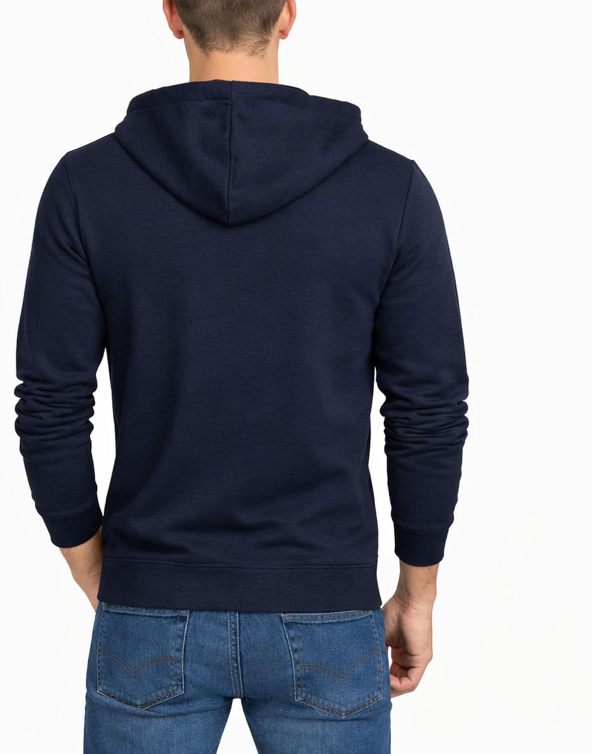 Thumbnail 2 de Xact Men’s Hooded Sweatshirt (1/4 Zip Overhead & Full Zip) – midweight fleece-back hoodie, regular fit