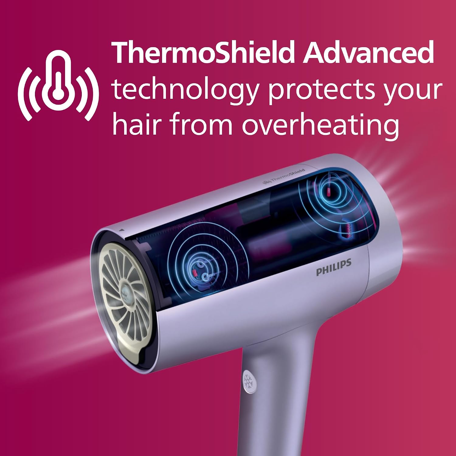 Detalle 2 de Philips BHD720/13 1800W Hair Dryer