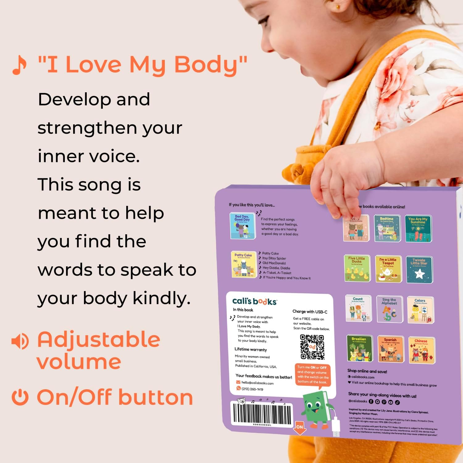 Thumbnail 4 de Cali's Books I Love My Body interactive toddler book