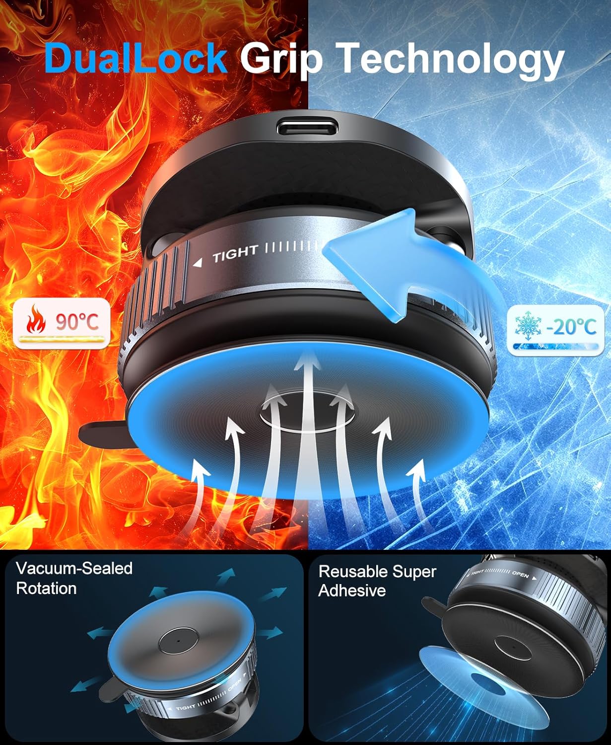 Thumbnail 1 de Beeasy MagSafe Car Mount Charger 15W