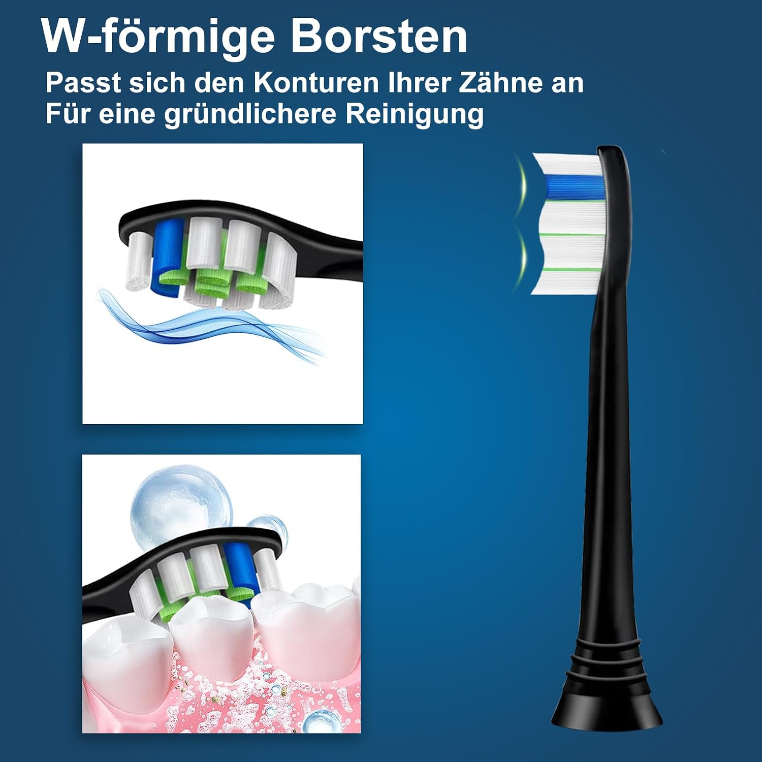 Detalle 2 de Philips Sonicare 16er Precision Clean Ersatzbürsten