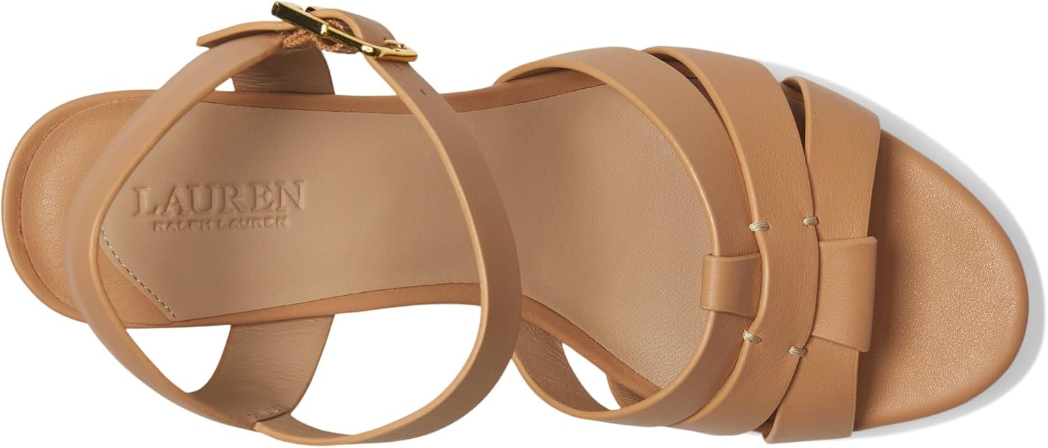 Thumbnail 1 de Lauren Ralph Lauren Soffia Nappa Leather Sandals 👡