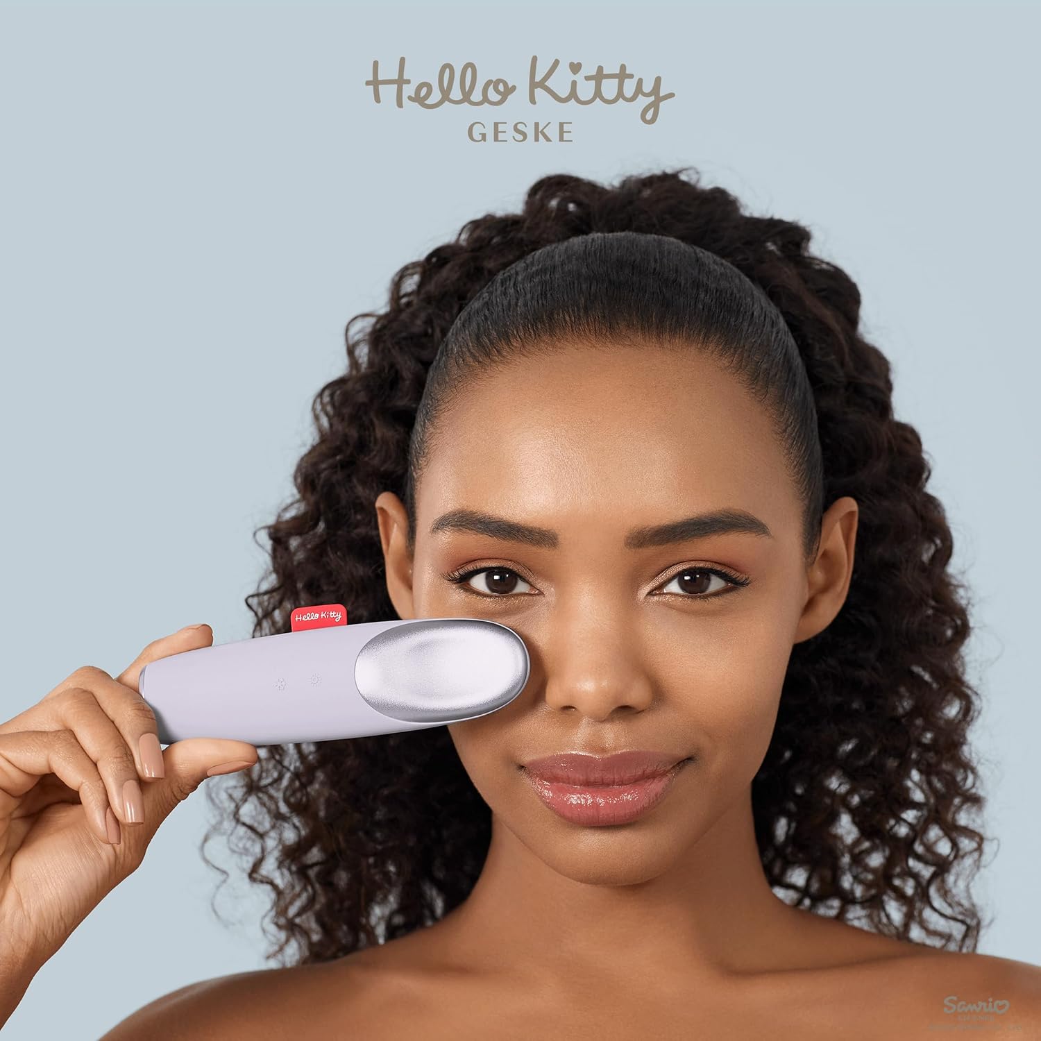 Detalle de GESKE x Hello Kitty SmartAppGuided Warm & Cool Eye Energizer (6 en 1) – masseur oculaire chauffant et rafraîchissant