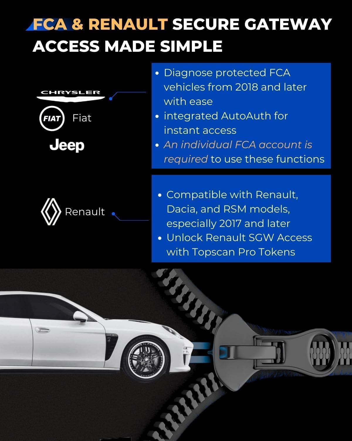 Thumbnail 5 de TOPDON TopScan Pro OBD2 Diagnosegerät für Autos