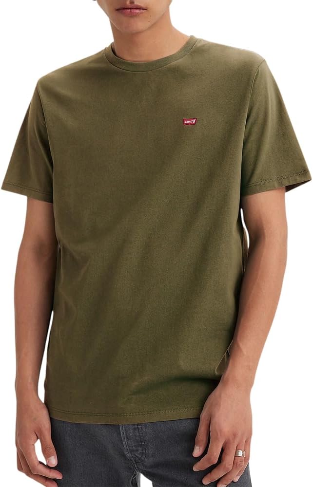 Detalle de Levi's SS Original Housemark Tee Maglietta Uomo: morbidezza, stile e una firma iconica