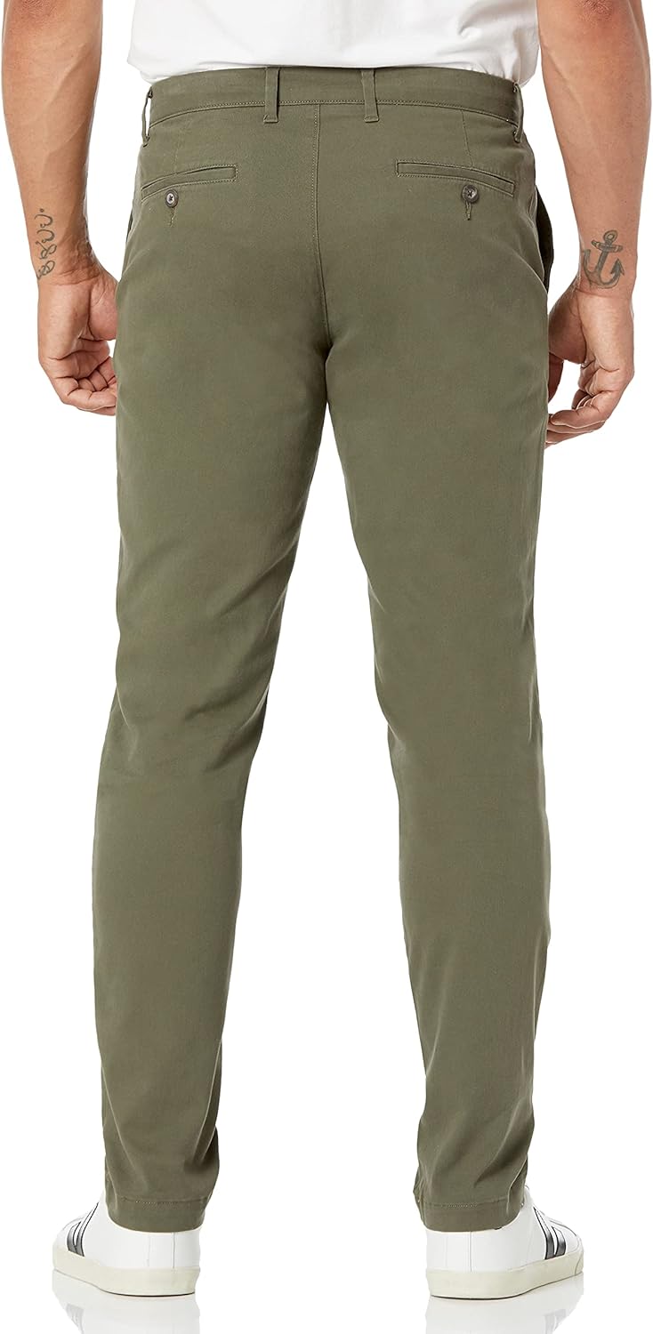 Thumbnail 1 de Amazon Essentials Herren Legere Stretch-Chinohose mit klassischer Passform (Khaki)
