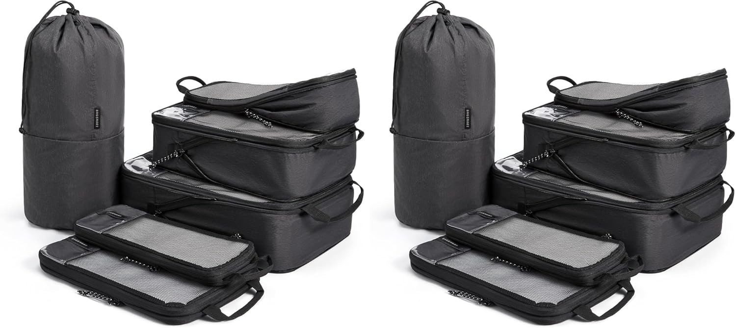 Thumbnail 6 de BAGSMART 6‑Piece Compression Packing Cubes for Suitcases & Backpacks (Navy) – Practical travel organisers