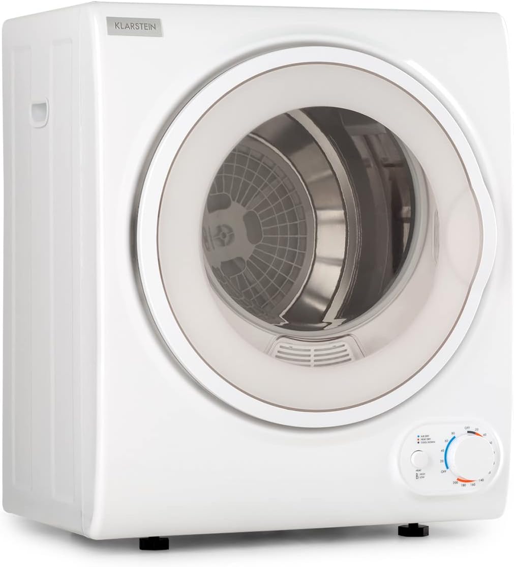 Detalle de Klarstein Jet Set 2500 compact vented tumble dryer, 2.5 kg, 850 W