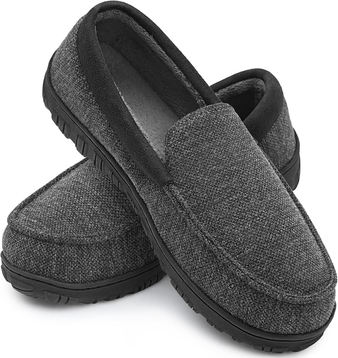 Detalle de ShoesLocker Men's Microsuede Slippers 🚶