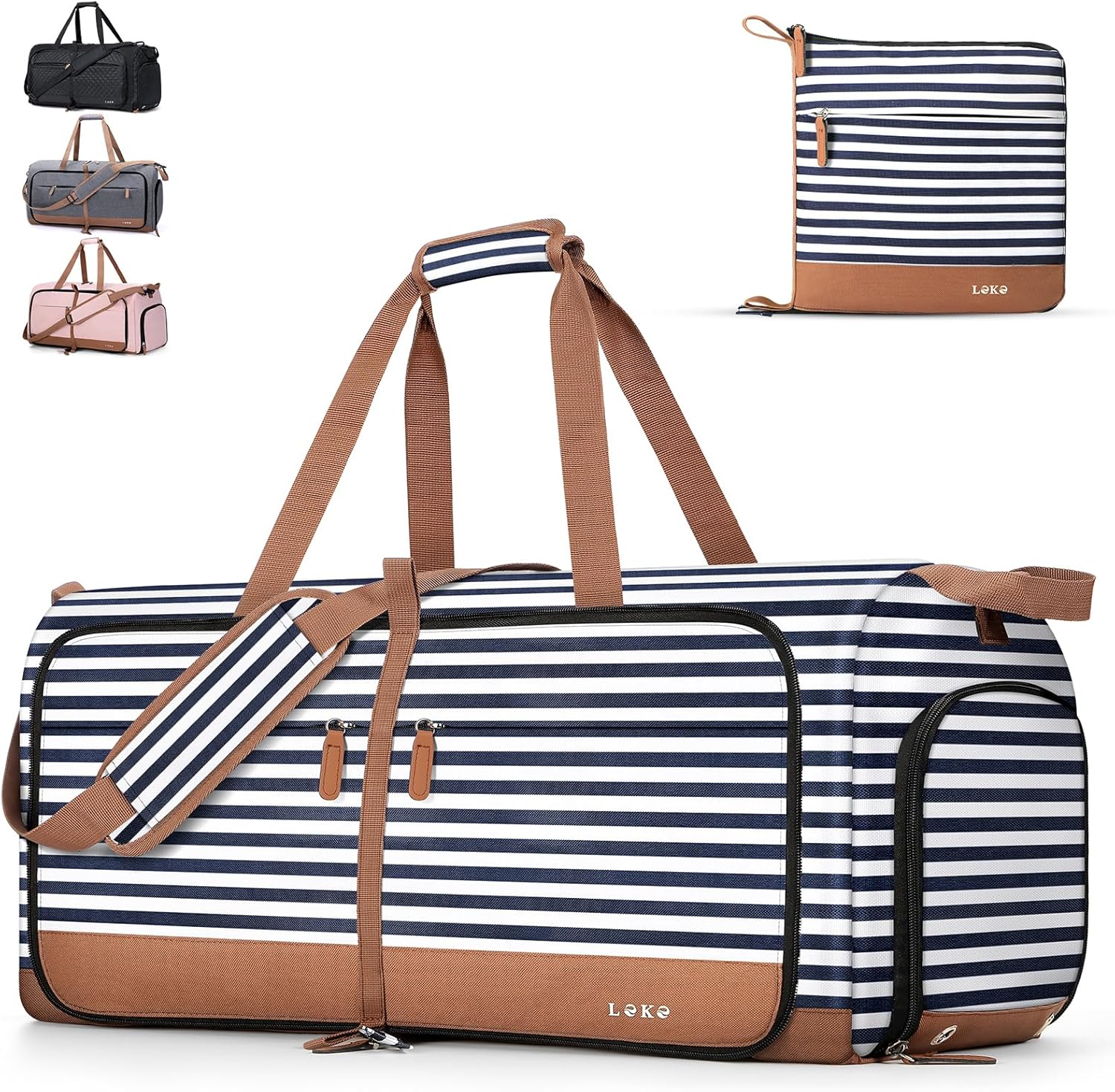 Detalle de Lekesky Reisetasche 60L für Damen
