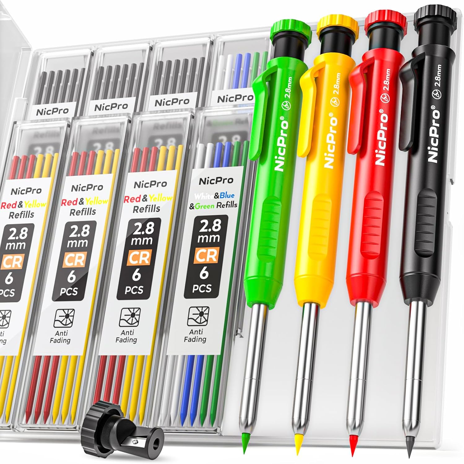 Detalle de Nicpro Tieflochmarker Bleistift Set