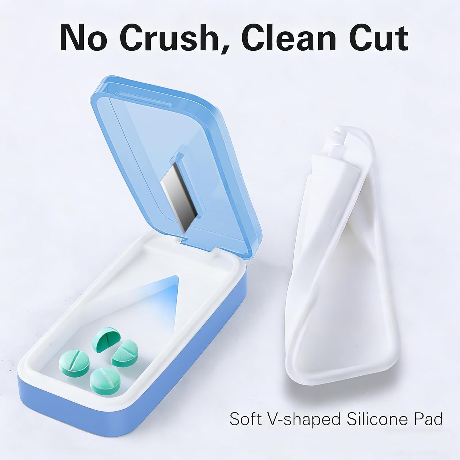 Detalle de BUG HULL Pill Cutter with Removable Silicone Pad