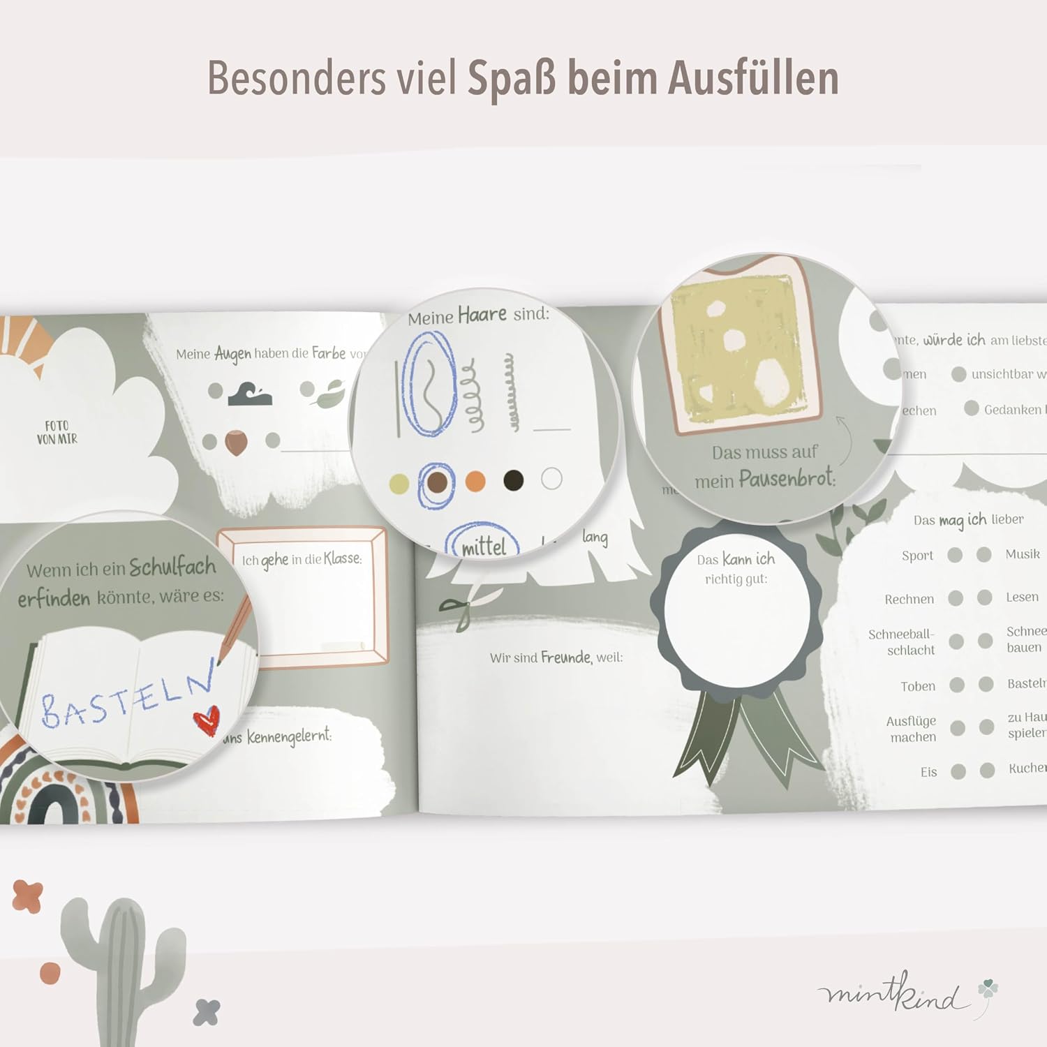 Thumbnail 4 de mintkind Meine Schulfreunde Freundebuch