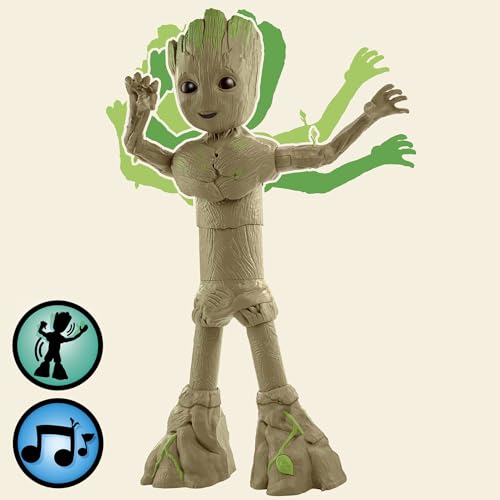 Detalle 1 de Marvel Studios I Am Groot Groove 'N Grow Groot 34 cm