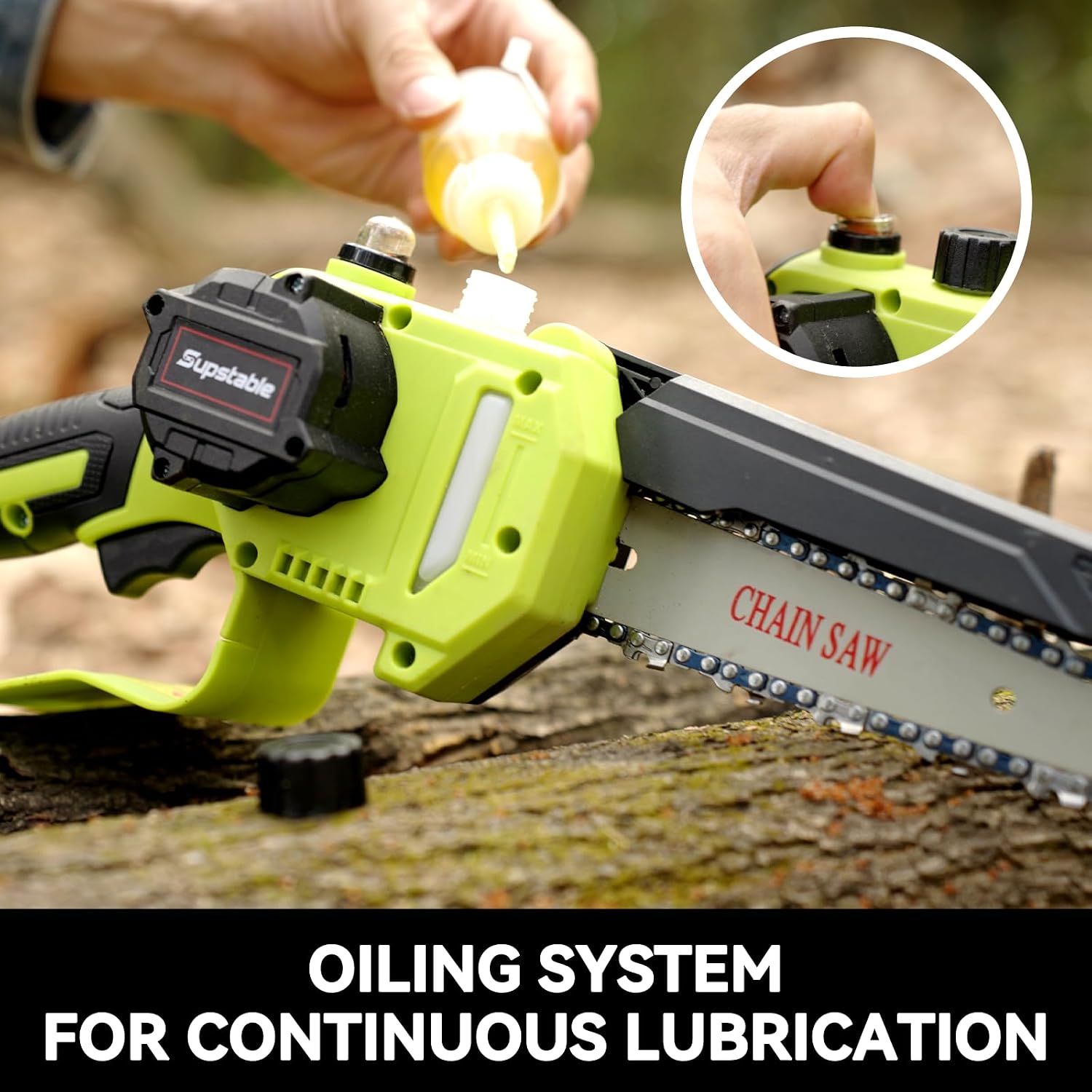 Thumbnail 6 de Supstable 2-in-1 Cordless Pole Saw 15 ft, 6" 🌳