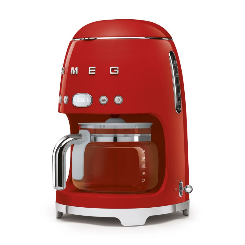 Detalle 2 de Smeg DCF02RDEU Cafetera de goteo roja 1.4 L, 1050 W