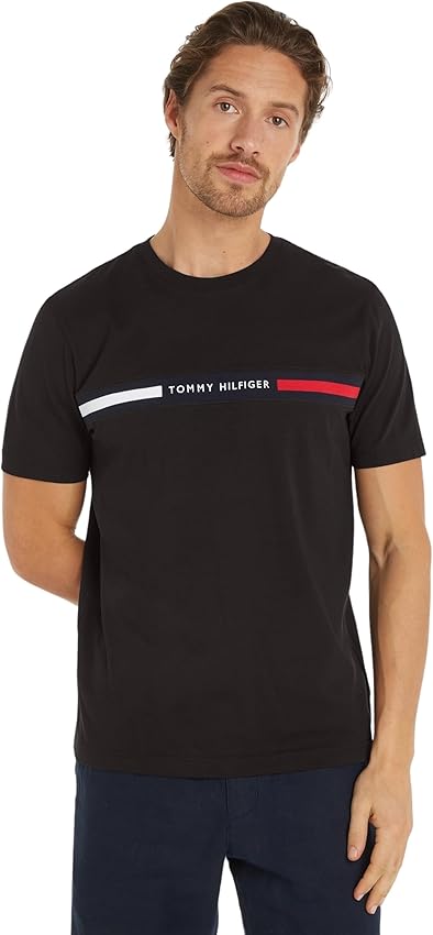 Thumbnail 6 de Tommy Hilfiger Hombre Camiseta Manga Corta Azul L