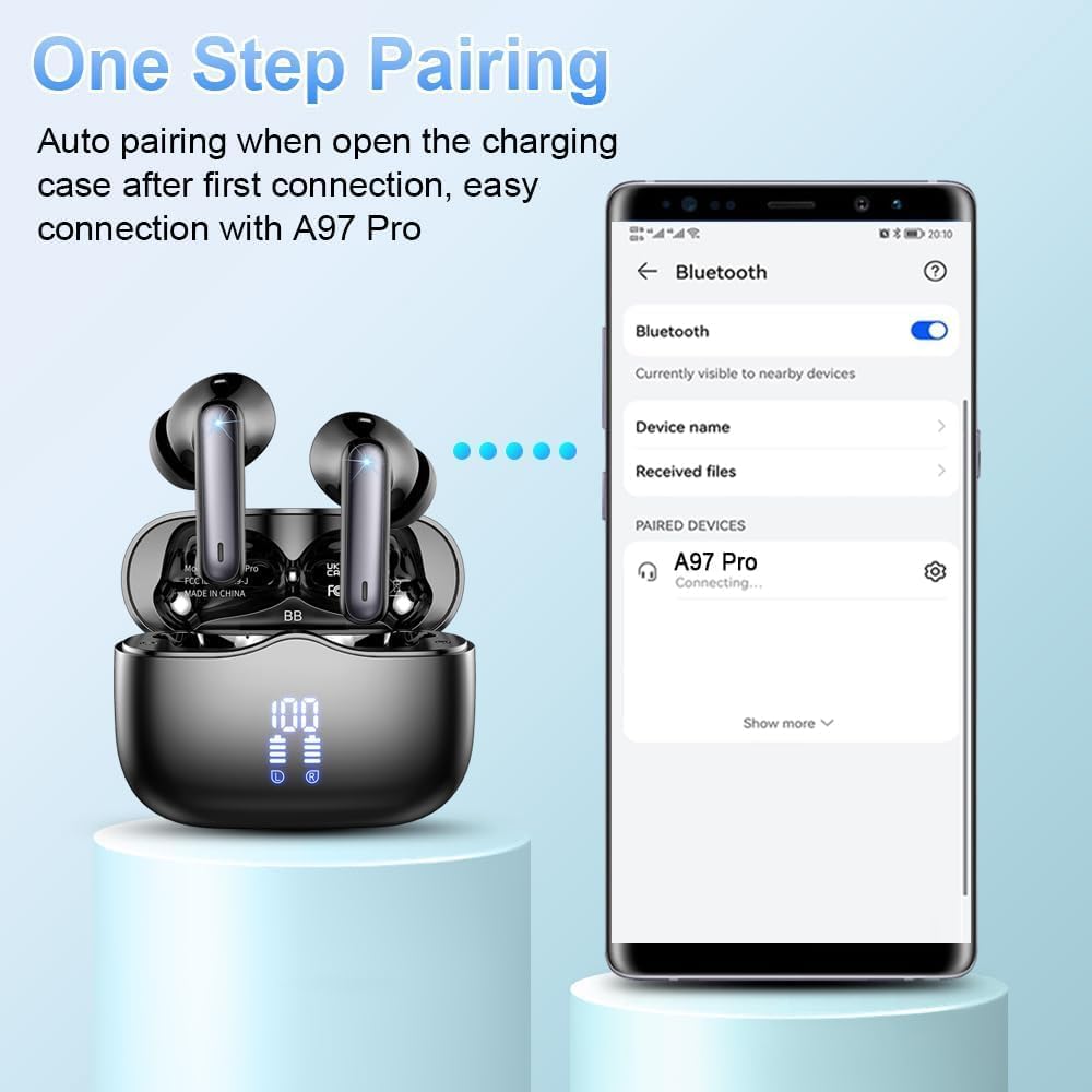 Thumbnail 6 de Xinwld A97 Cuffie Bluetooth 40 ore