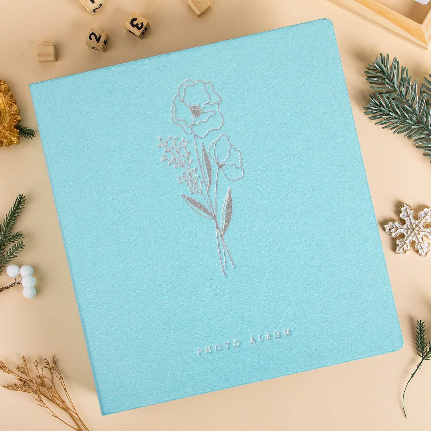 Thumbnail 4 de Lanpn YJBLTJ6X4-1000-TEAL – album lniany XL na 1000 zdjęć 10 × 15 cm