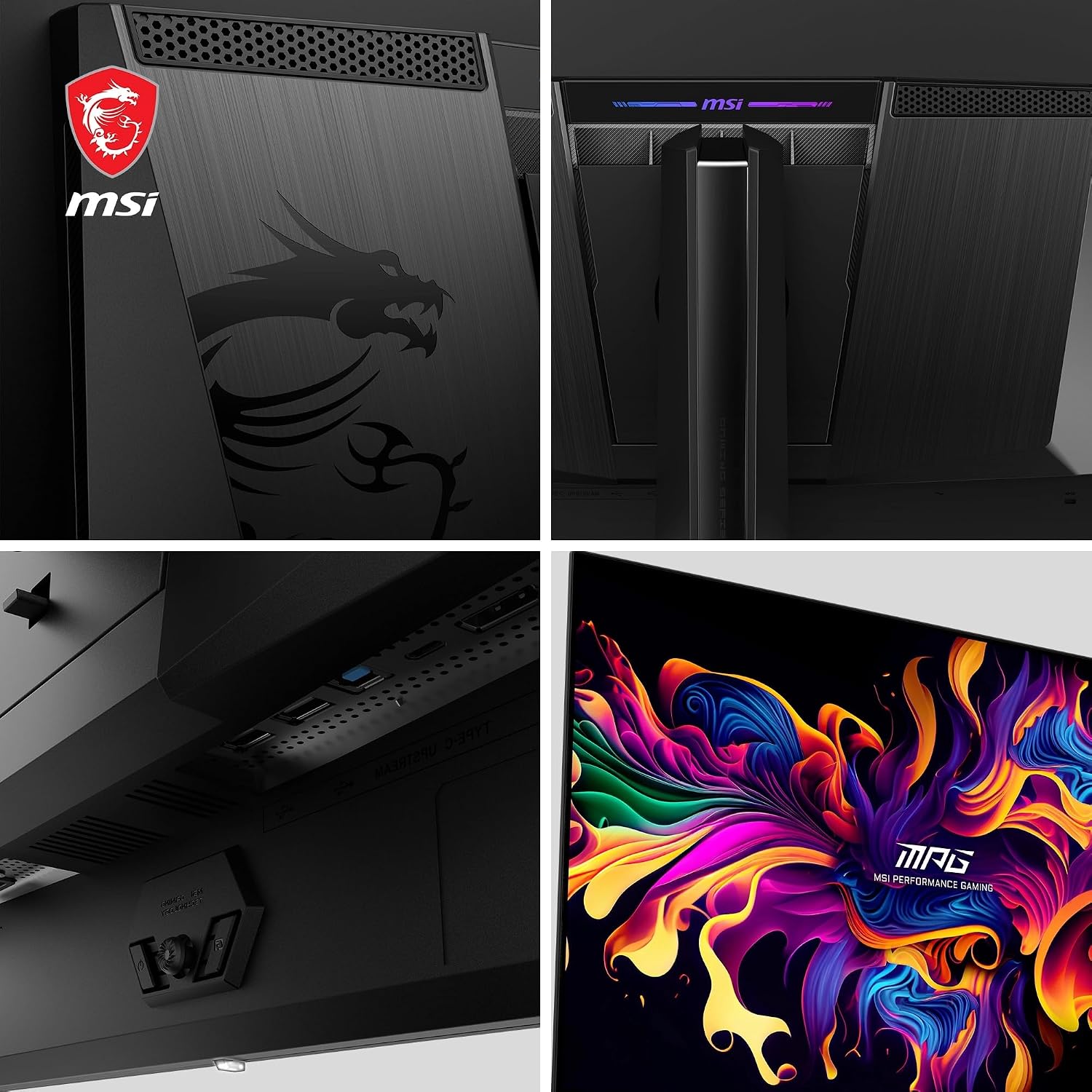 Detalle 2 de MSI MPG 321URX QD-OLED 31.5in 4K gaming monitor