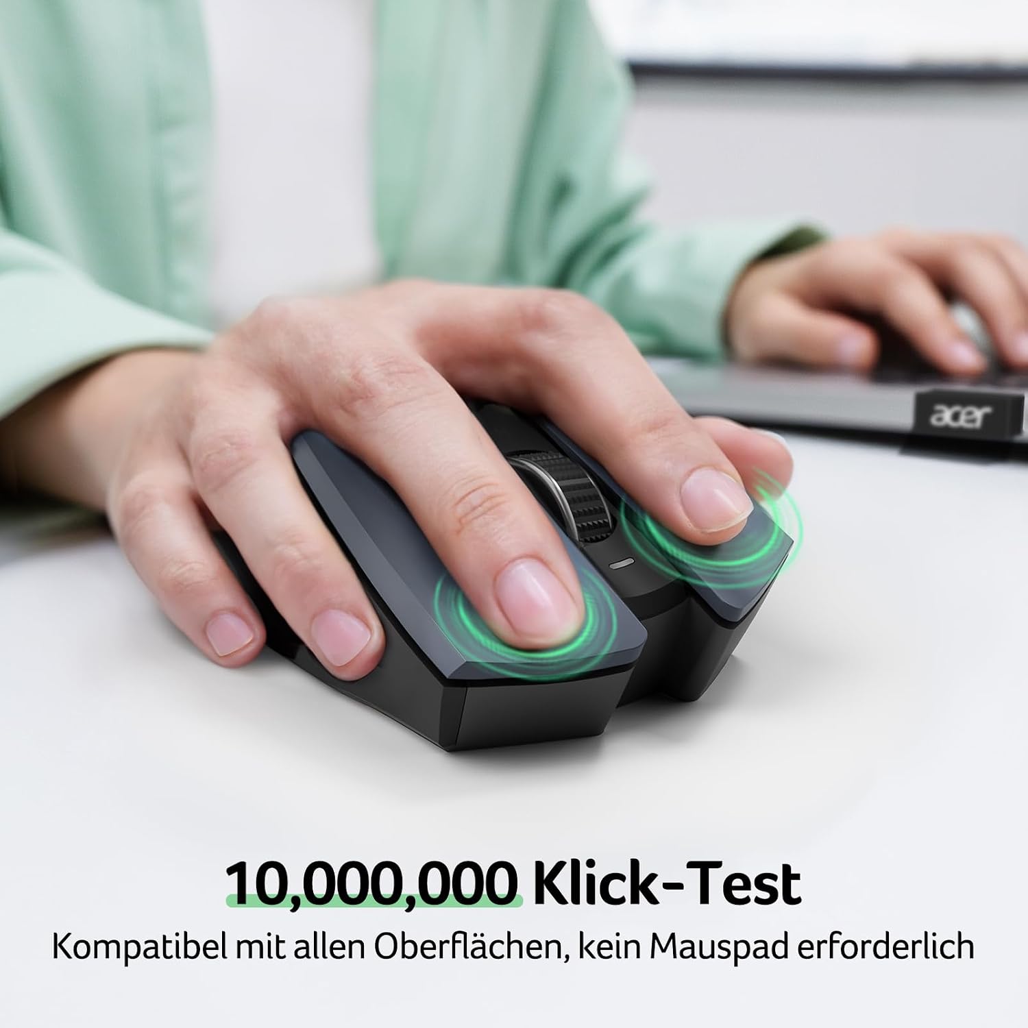 Detalle 1 de acer Maus Kabellos Funkmaus 1600 DPI đ±