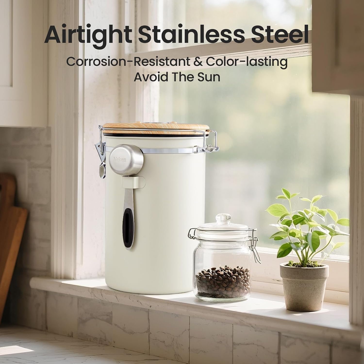 Thumbnail 5 de Veken 39 OZ Coffee Canister airtight storage