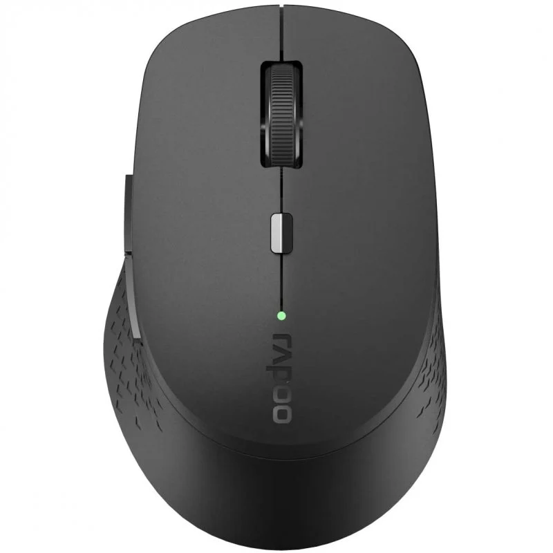 Detalle de Rapoo M300 Ratón Óptico Inalámbrico Silent Multi-Mode Gris Oscuro