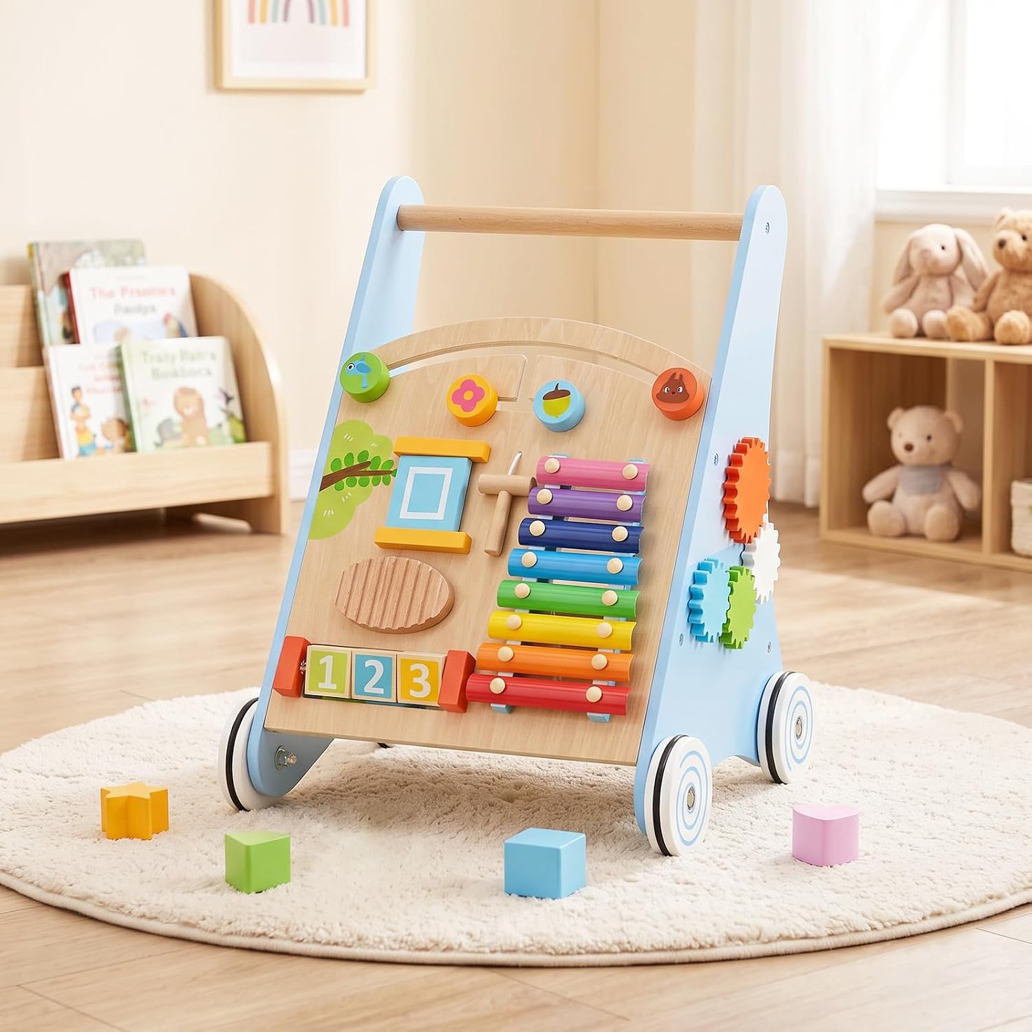 Detalle de INFANS Wooden Baby Walker