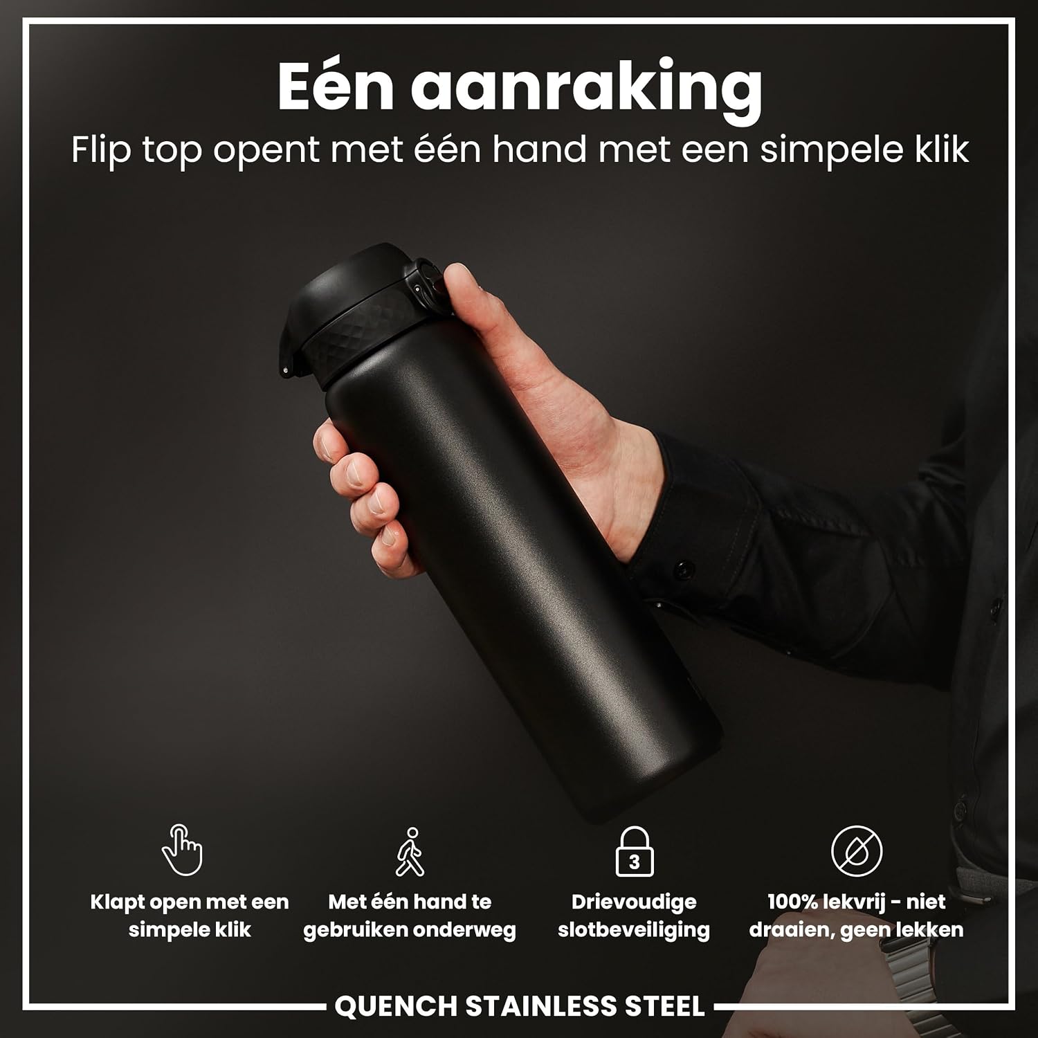 Detalle 2 de ION8 1 Liter Trinkflasche 🥤