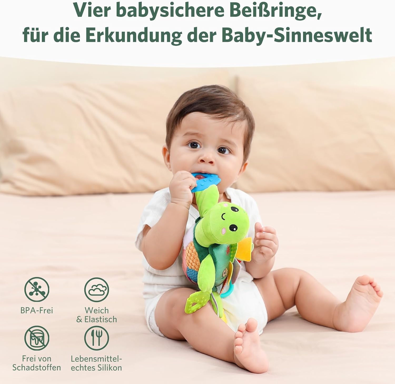 Thumbnail 5 de Knirose 6 in 1 Baby Schildkröte Spielzeug