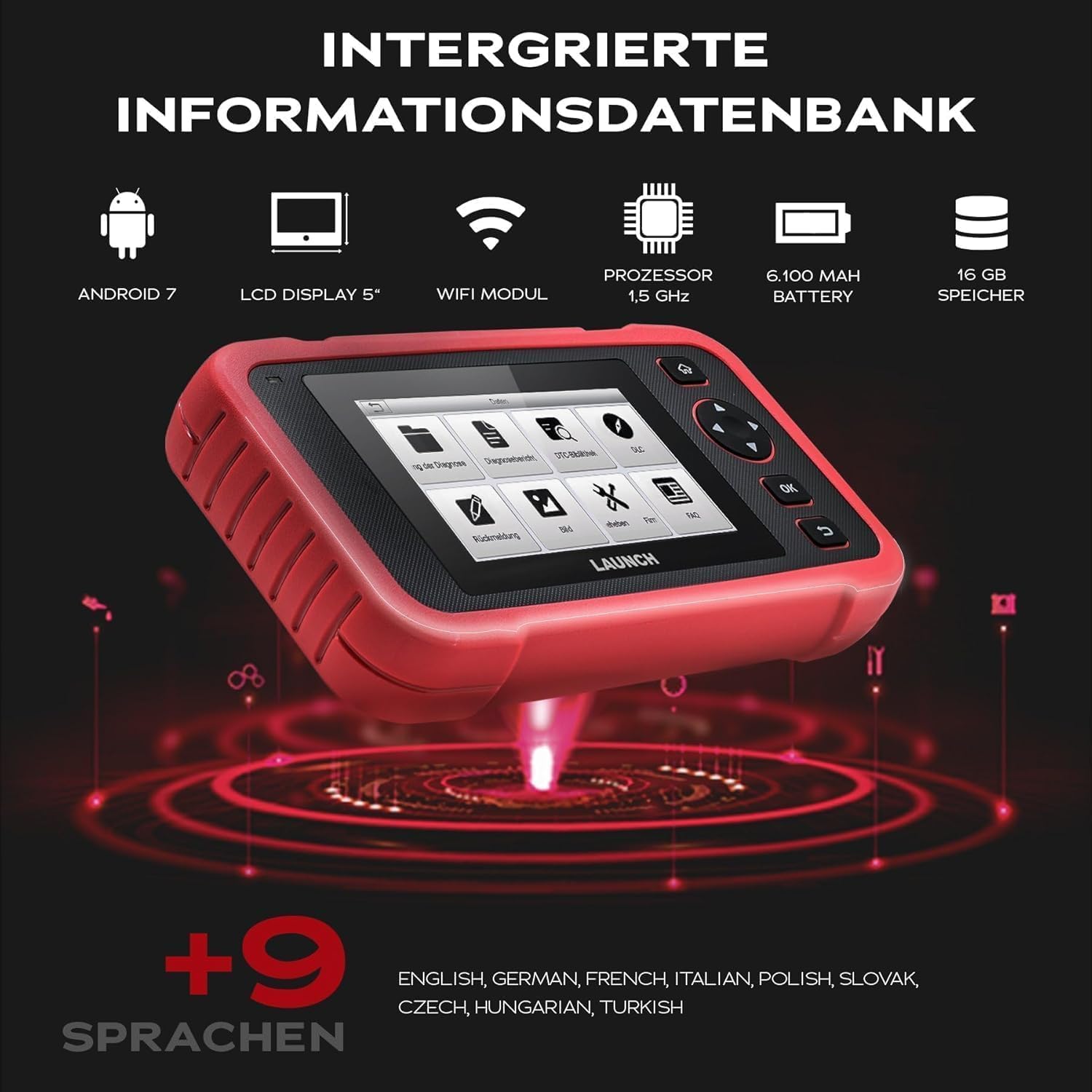 Thumbnail 2 de Launch CRP129EVO 4 sistemas diagnóstico multimarca