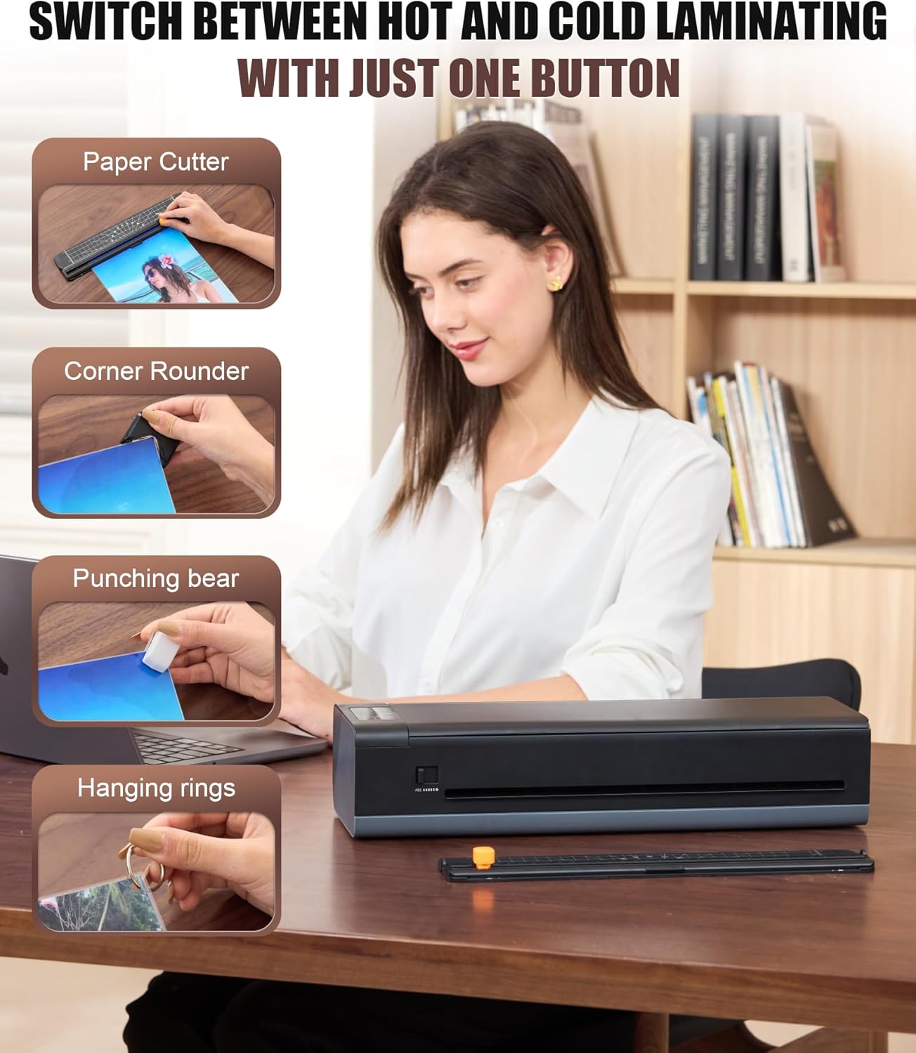 Thumbnail 2 de A3 Laminator Machine 60s Warm, 6-in-1 laminator 📠