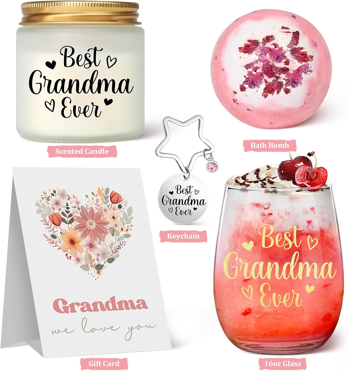 Thumbnail 5 de Tecanne Grandma Gifts Personalised Glass