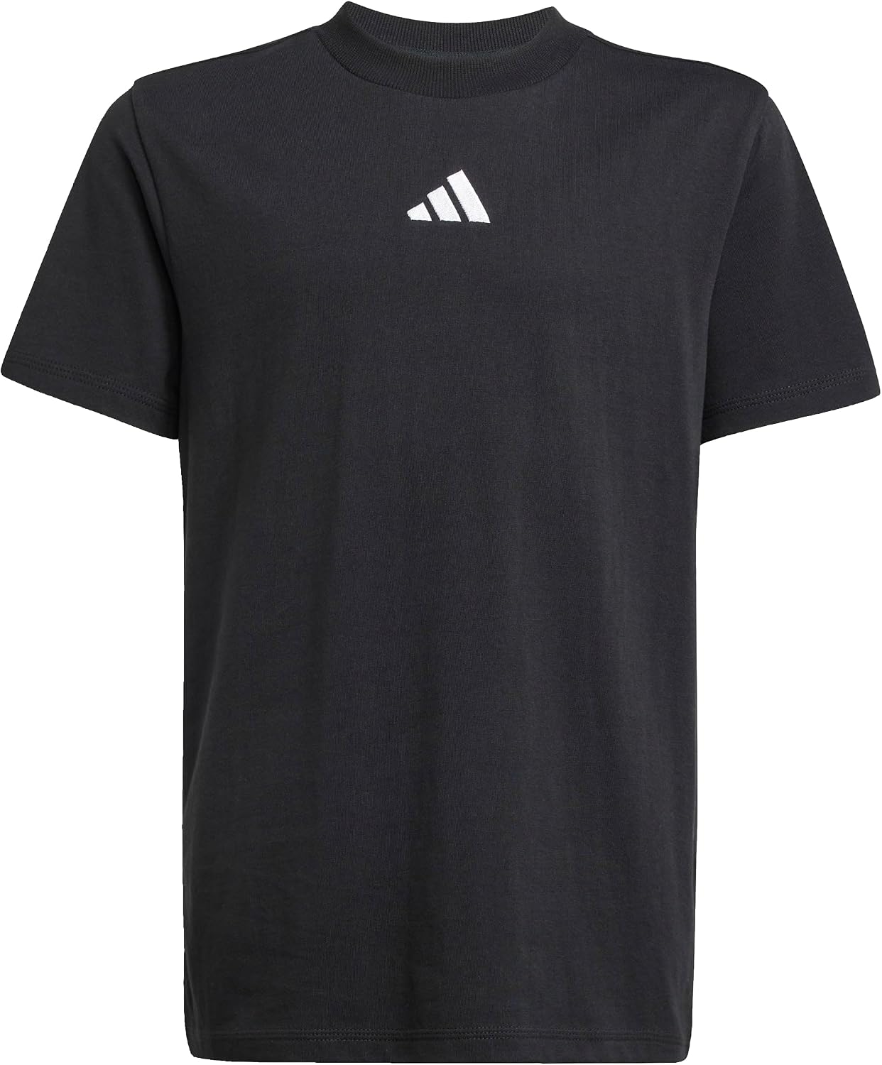 Detalle de adidas Unisex niños Essentials Shirt, Black/White, 15-16 Years