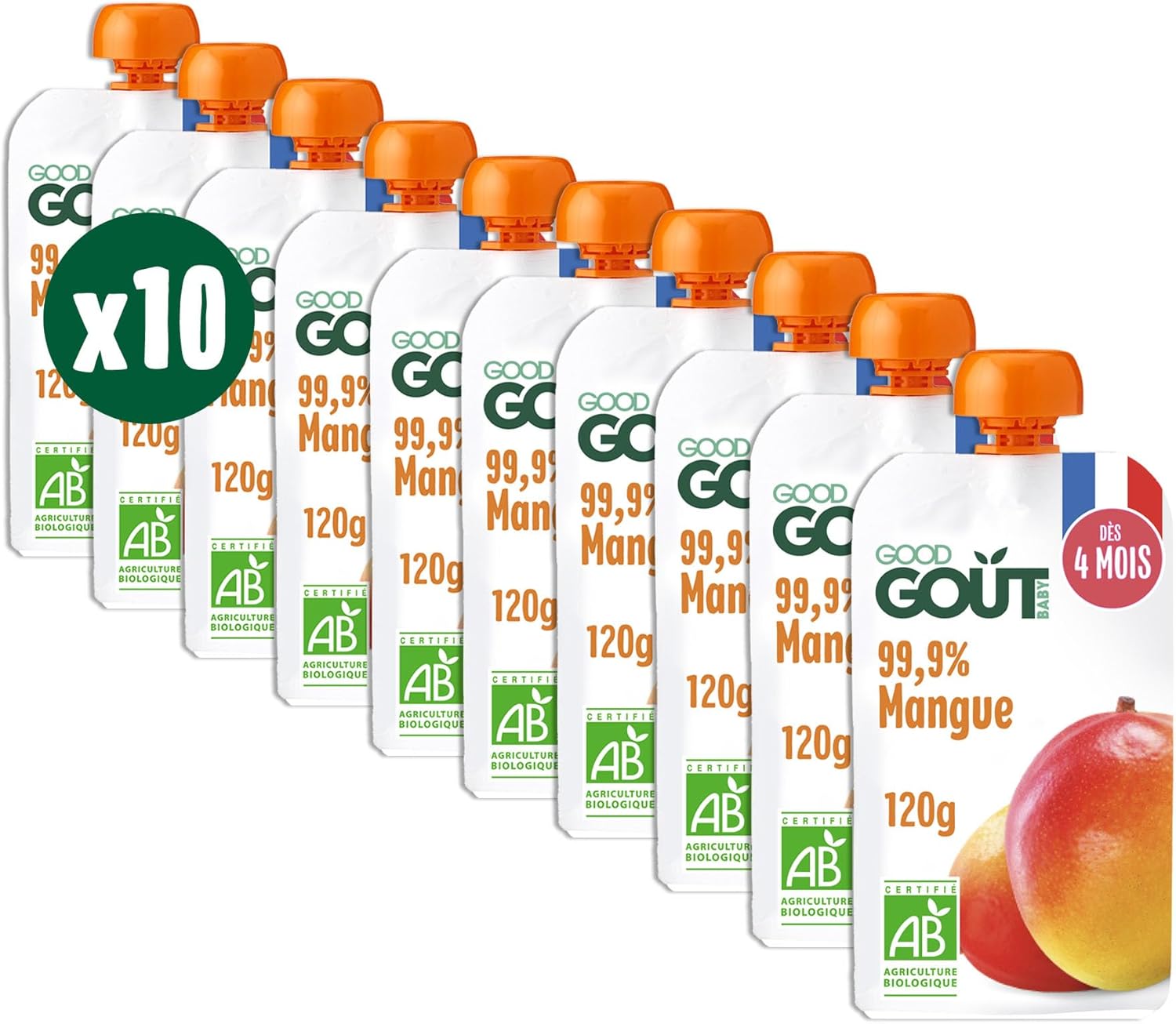 Thumbnail 5 de Good Goût Gourde poire et betterave 120 g 🥤